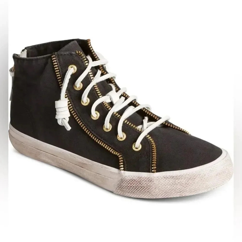 Sperry x Rebecca Minkoff Washed Canvas High Top Sneaker